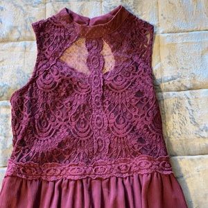 Maroon romper